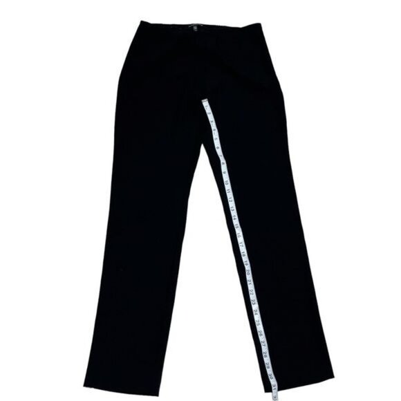 Eileen Fisher Black Straight Leg Elastic Waistband Pants Size XS - Picture 9 of 10